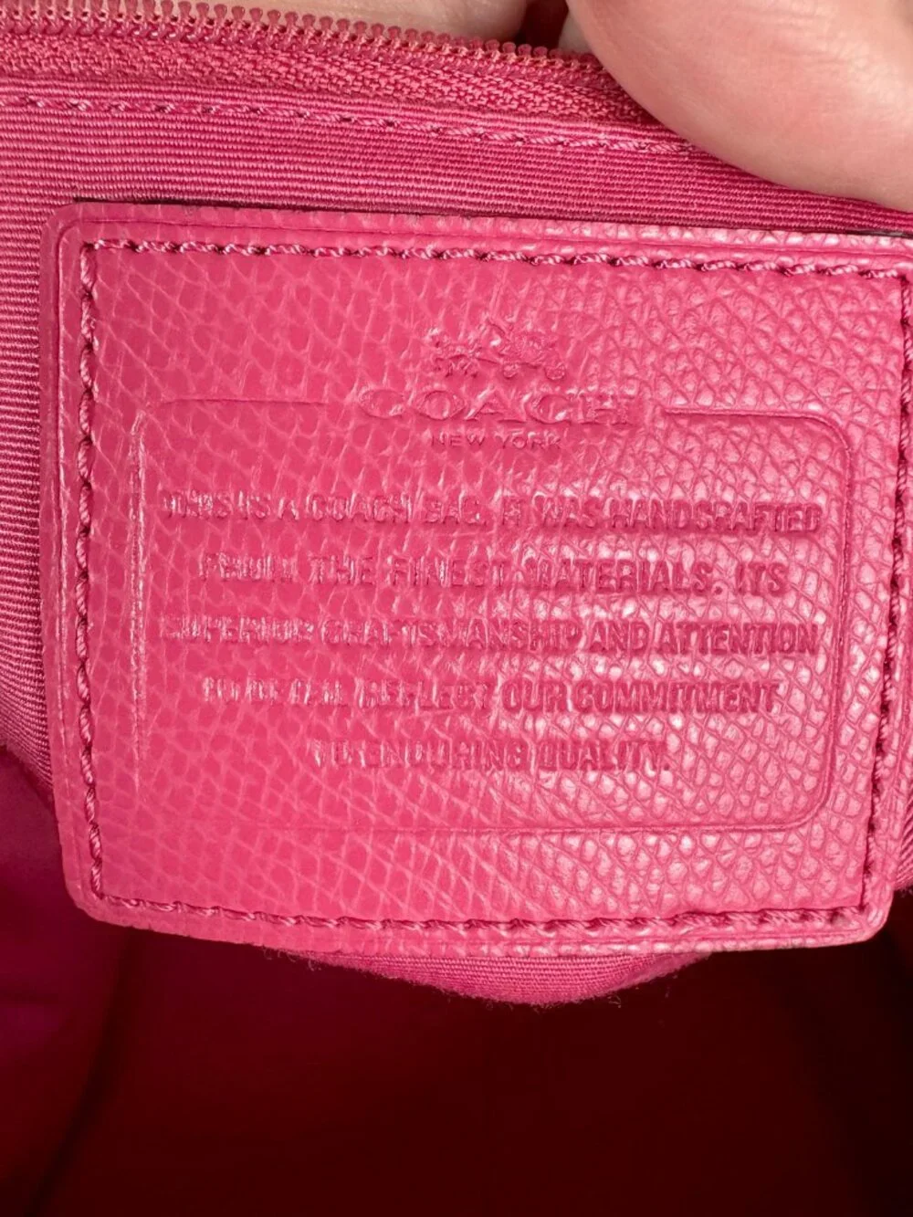 Coach Peyton Multifunction Baby Diaper Bag Dahlia Pink with Changing Pad/Charm